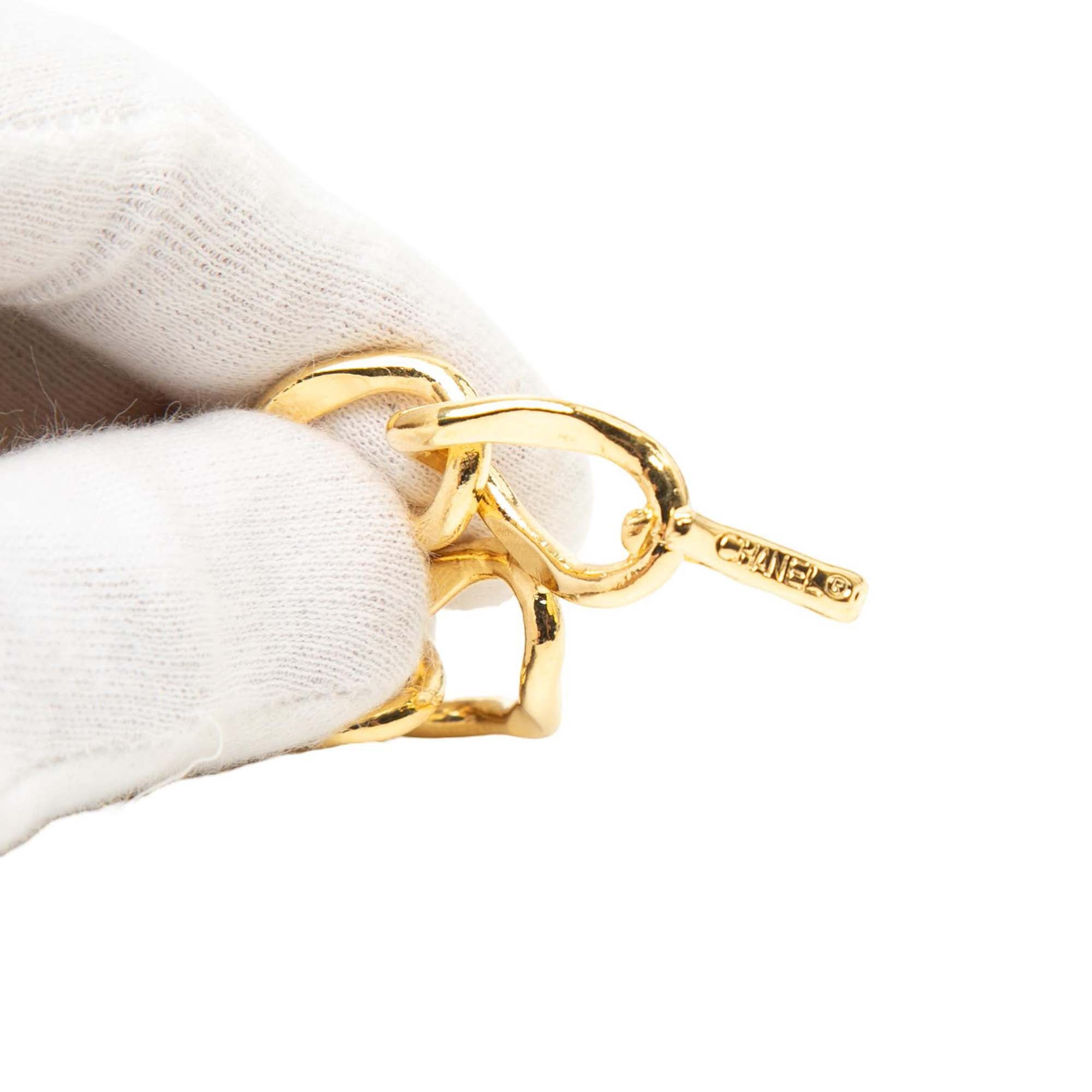 Gold Plated Rue Cambon Medallion Chain Link Belt - Image 3