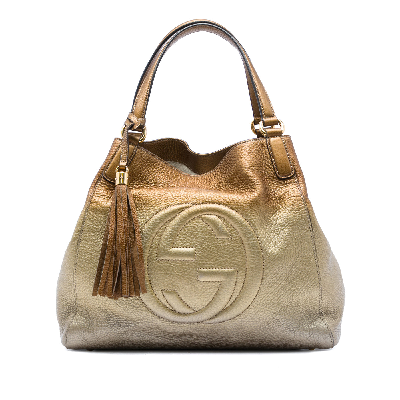 Medium Ombre Pebbled Calfskin Soho Cellarius Tote - Image 1