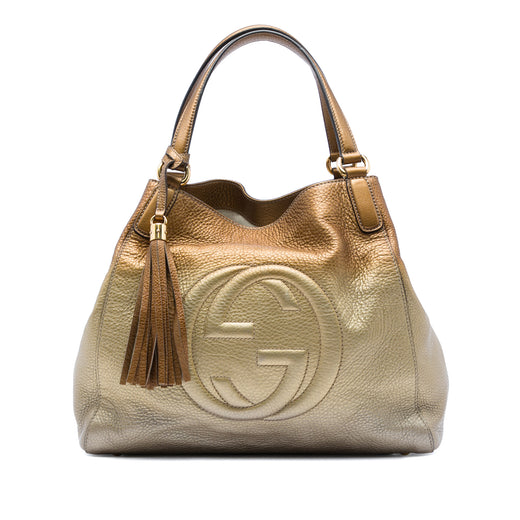 Medium Ombre Pebbled Calfskin Soho Cellarius Tote - Image 1