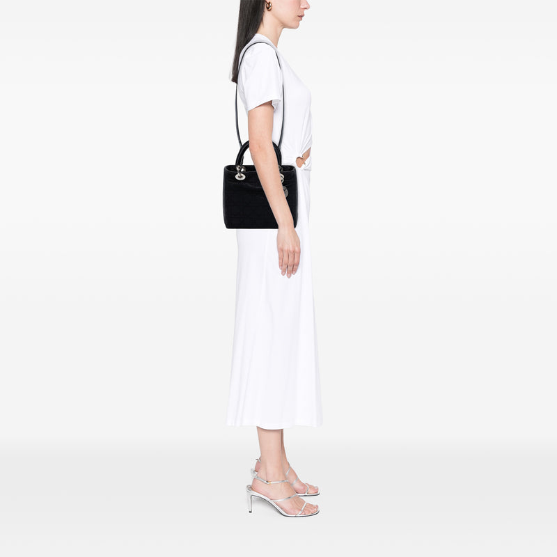 Medium Nylon Cannage Lady Dior - Image 6