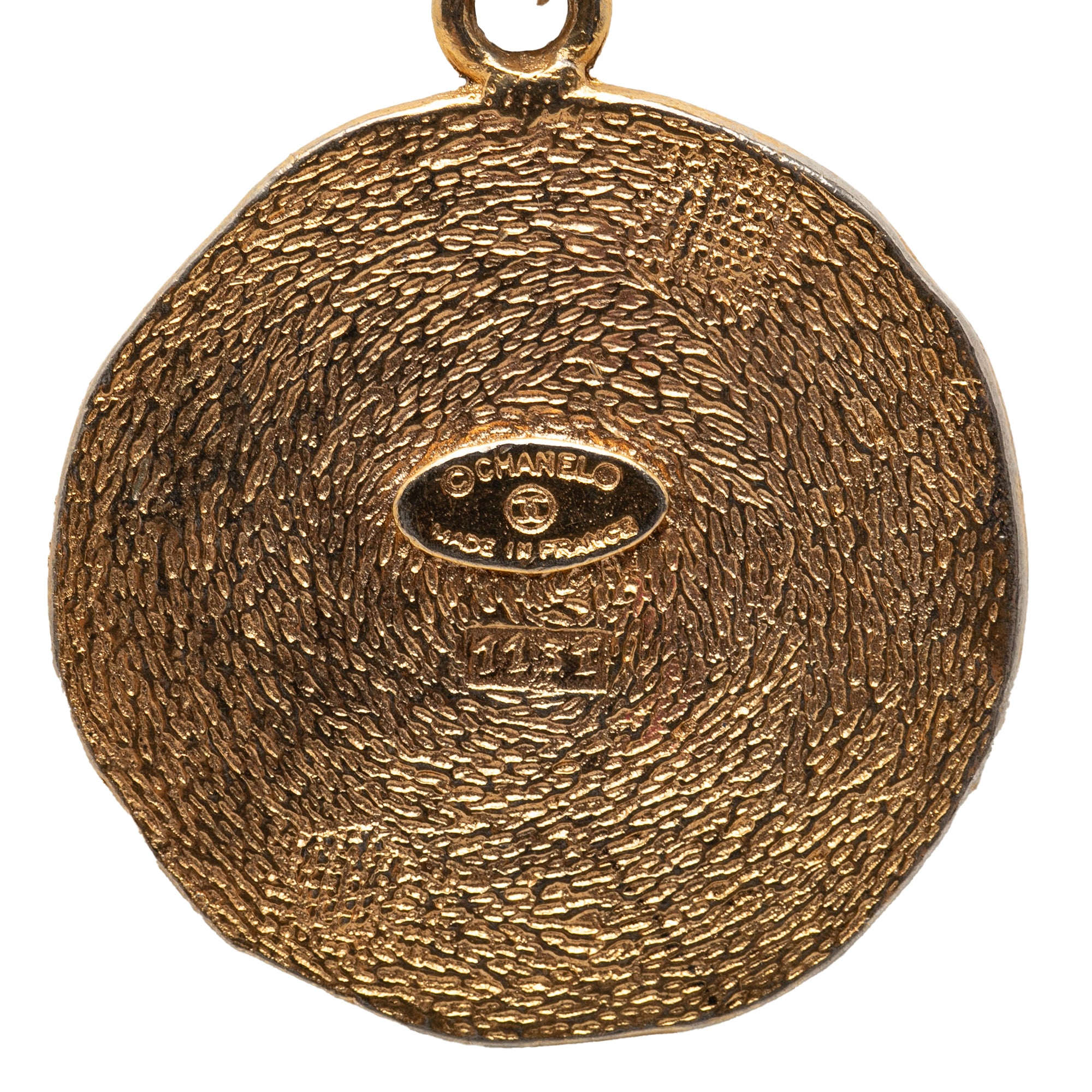 Gold Plated 31 Rue Cambon Medallion Pendant Necklace - Image 3