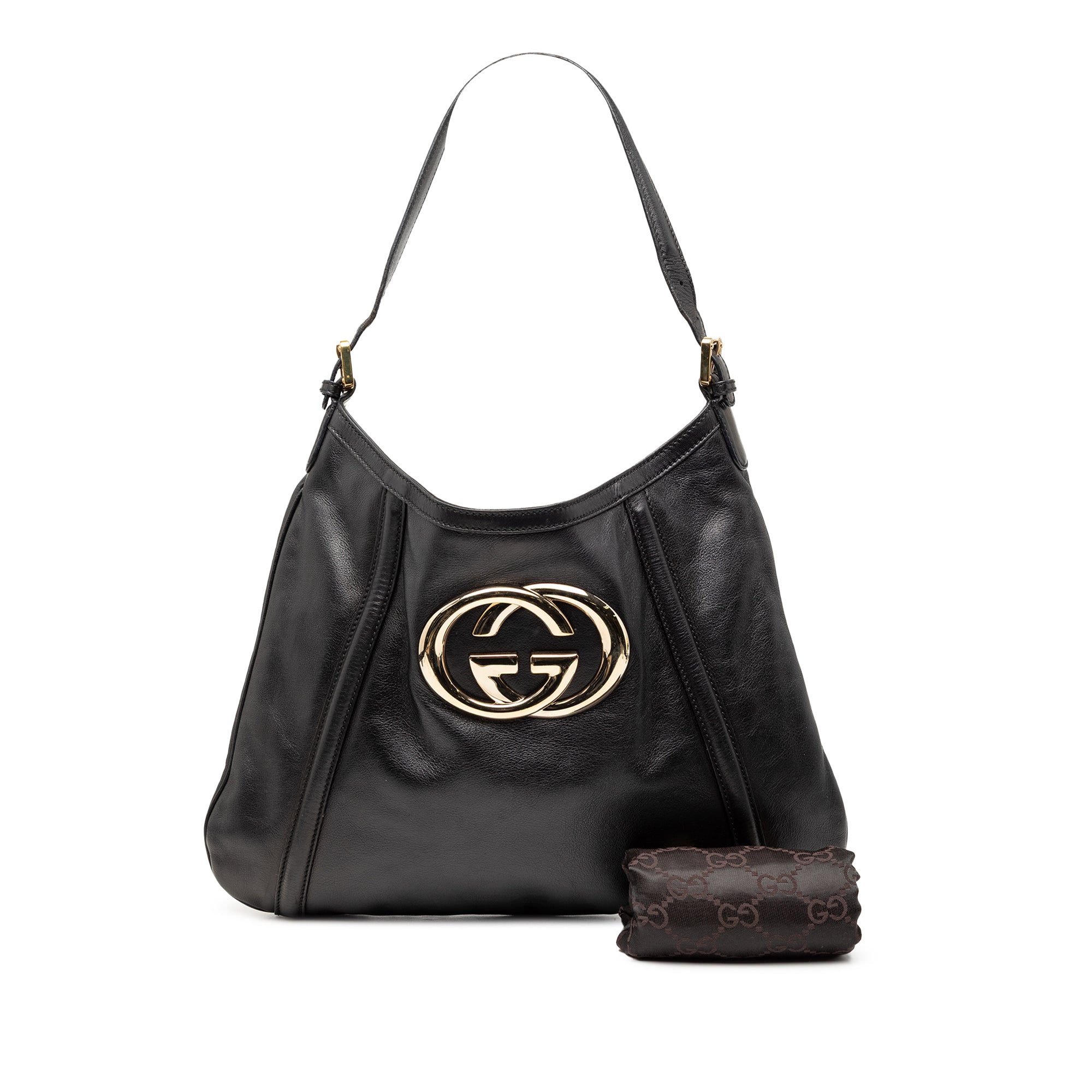 Calfskin Interlocking G Britt Shoulder Bag - Image 8