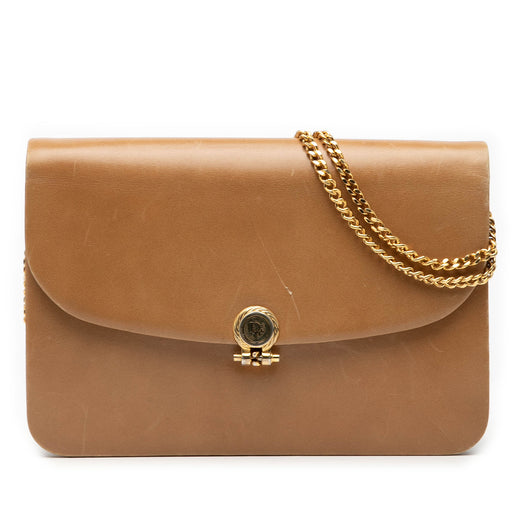 Leather Chain Shoulder Bag - Image 1