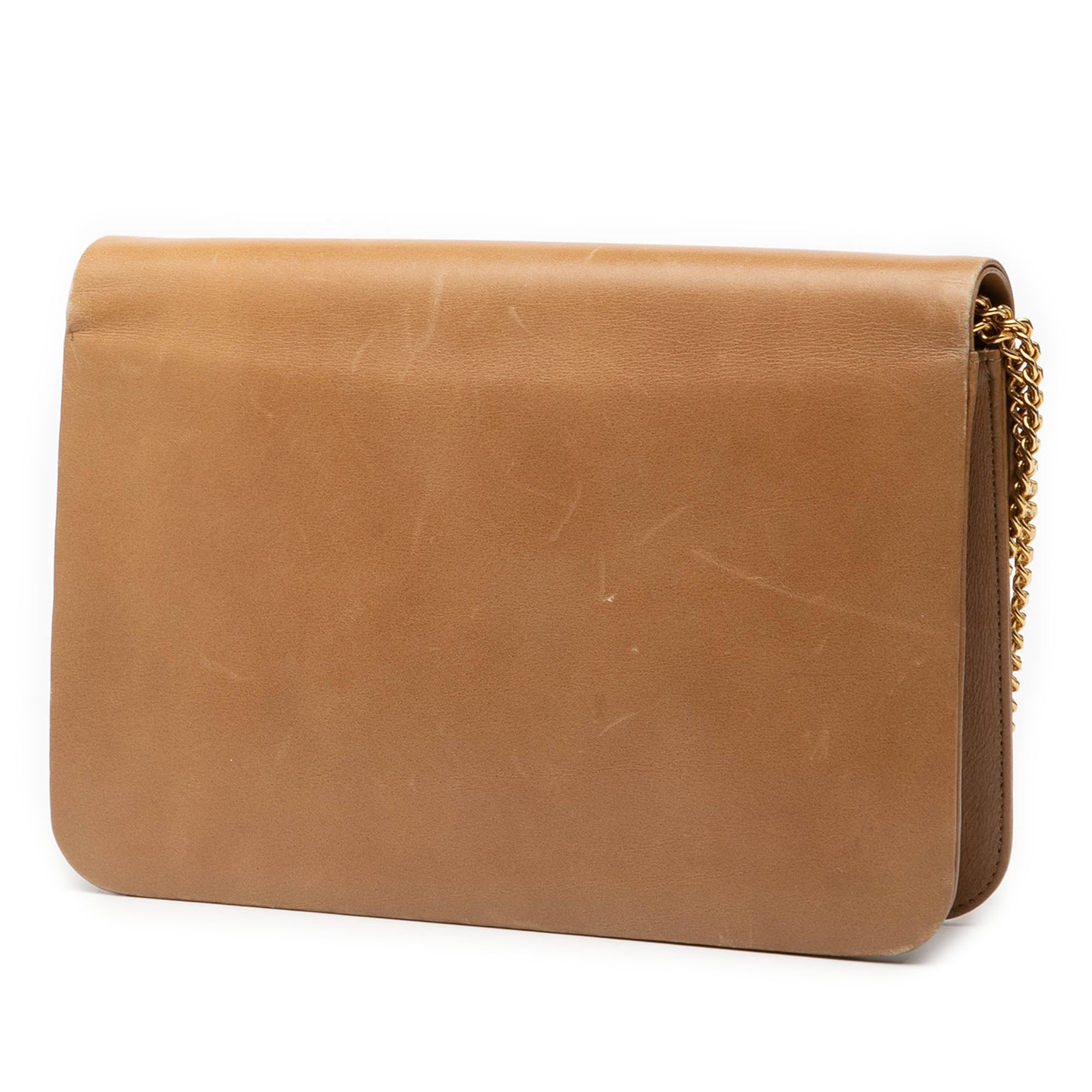 Leather Chain Shoulder Bag - Image 2