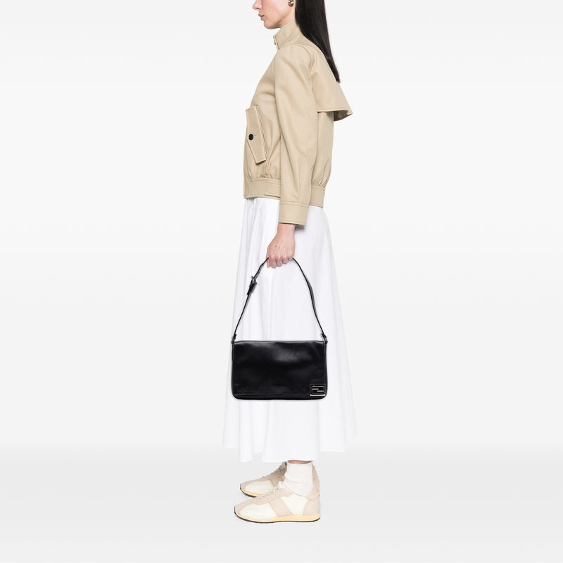 Calfskin FF Shoulder Bag - Image 6