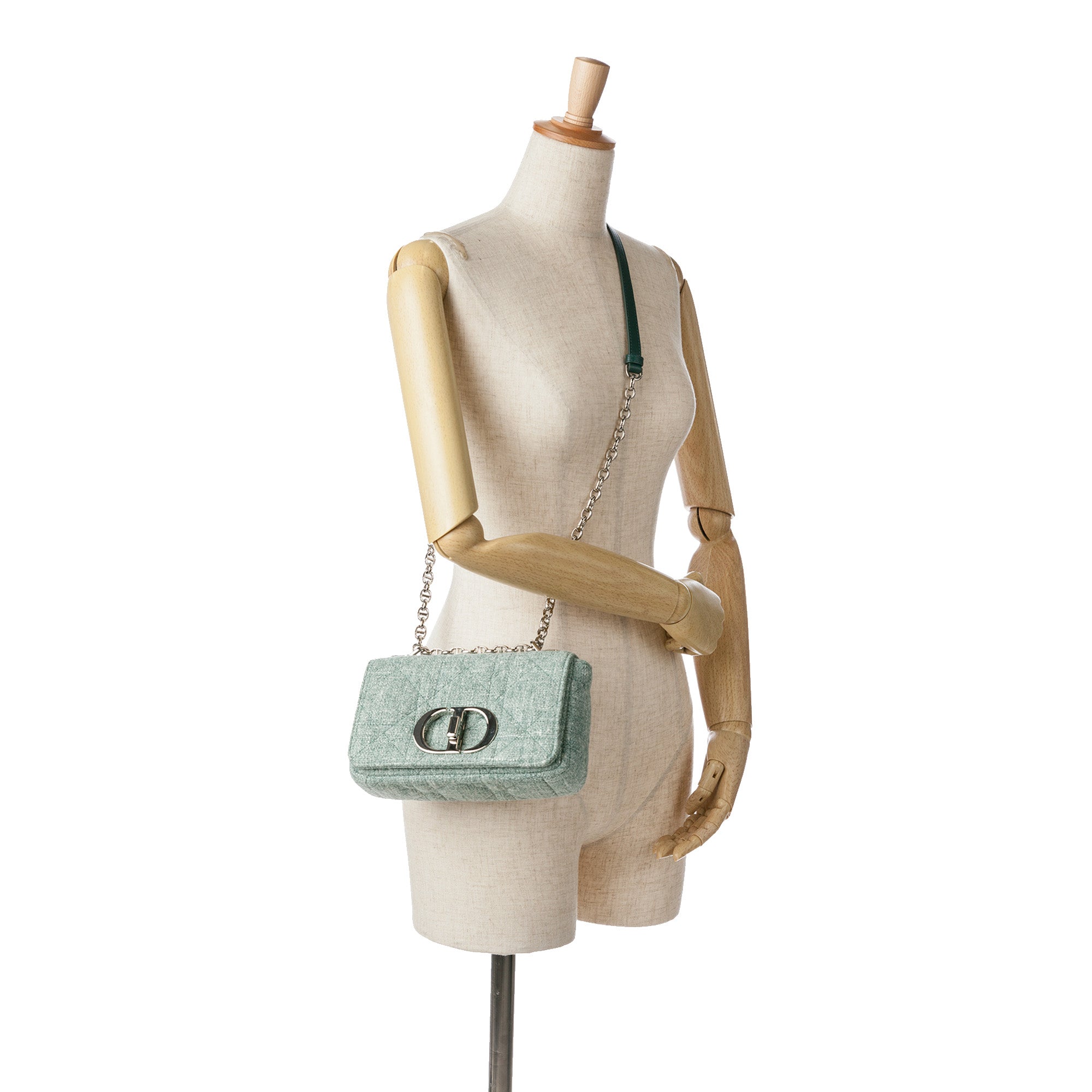 Small Tweed Macrocannage Caro Bag - Image 7