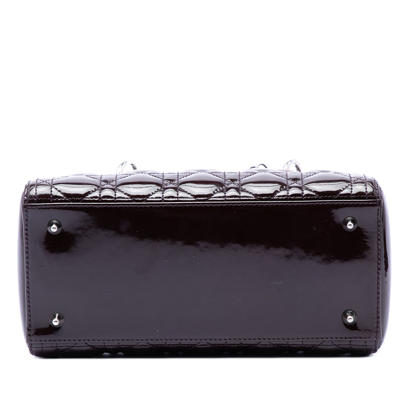 Medium Patent Cannage Lady Dior - Image 3