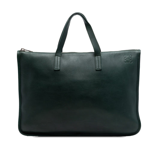Leather Anagram Toledo Briefcase - Image 1