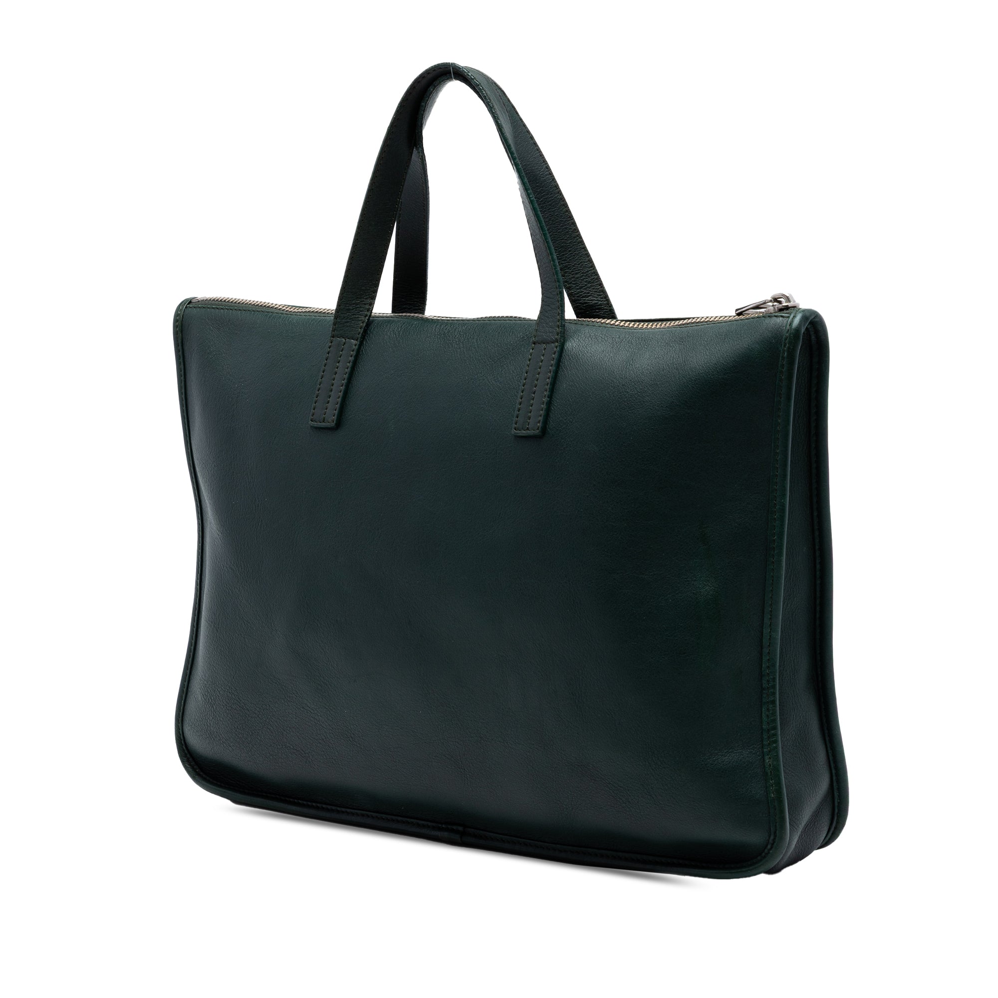 Leather Anagram Toledo Briefcase - Image 2