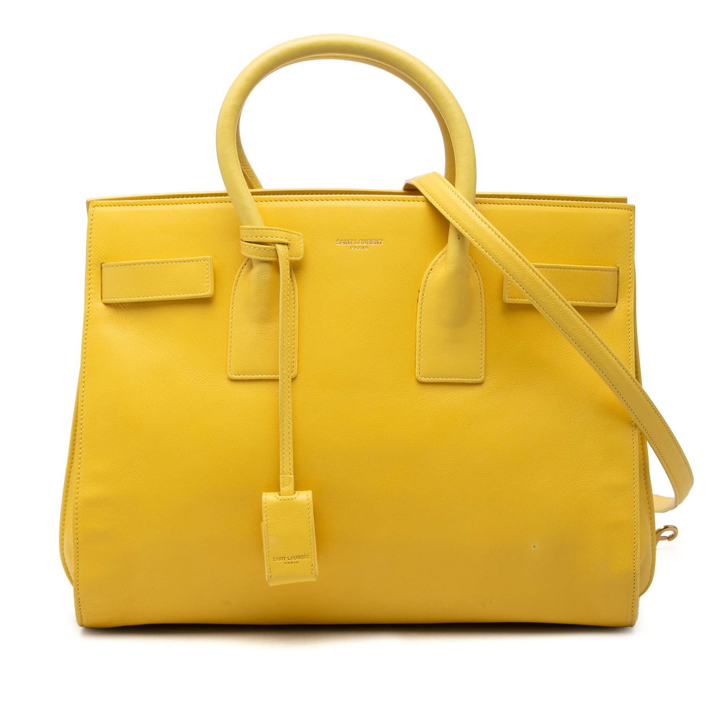 Small Leather Sac De Jour Satchel - Image 1