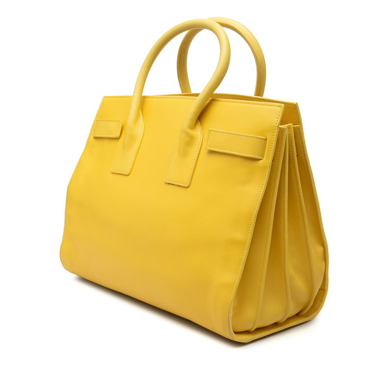 Small Leather Sac De Jour Satchel - Image 2
