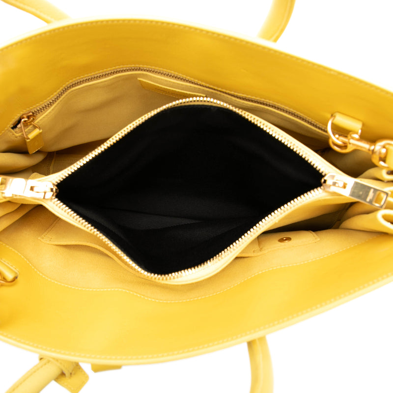 Small Leather Sac De Jour Satchel - Image 4