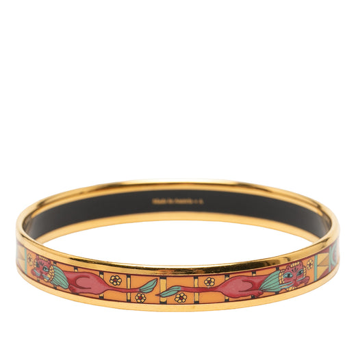 Narrow Animal Motif Enamel Bangle 62 - Image 1