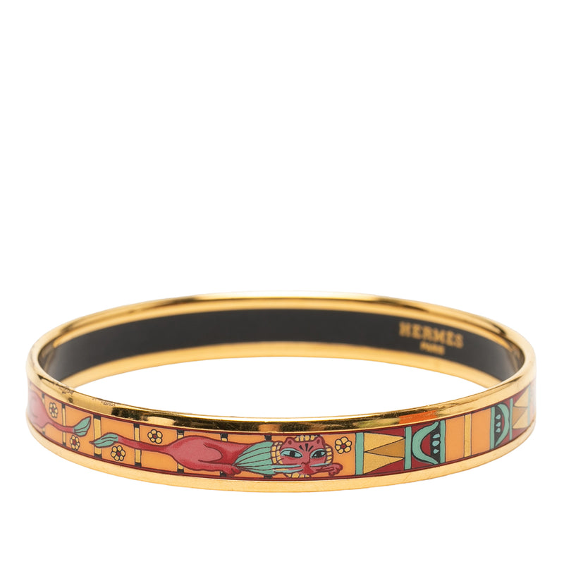 Narrow Animal Motif Enamel Bangle 62 - Image 2