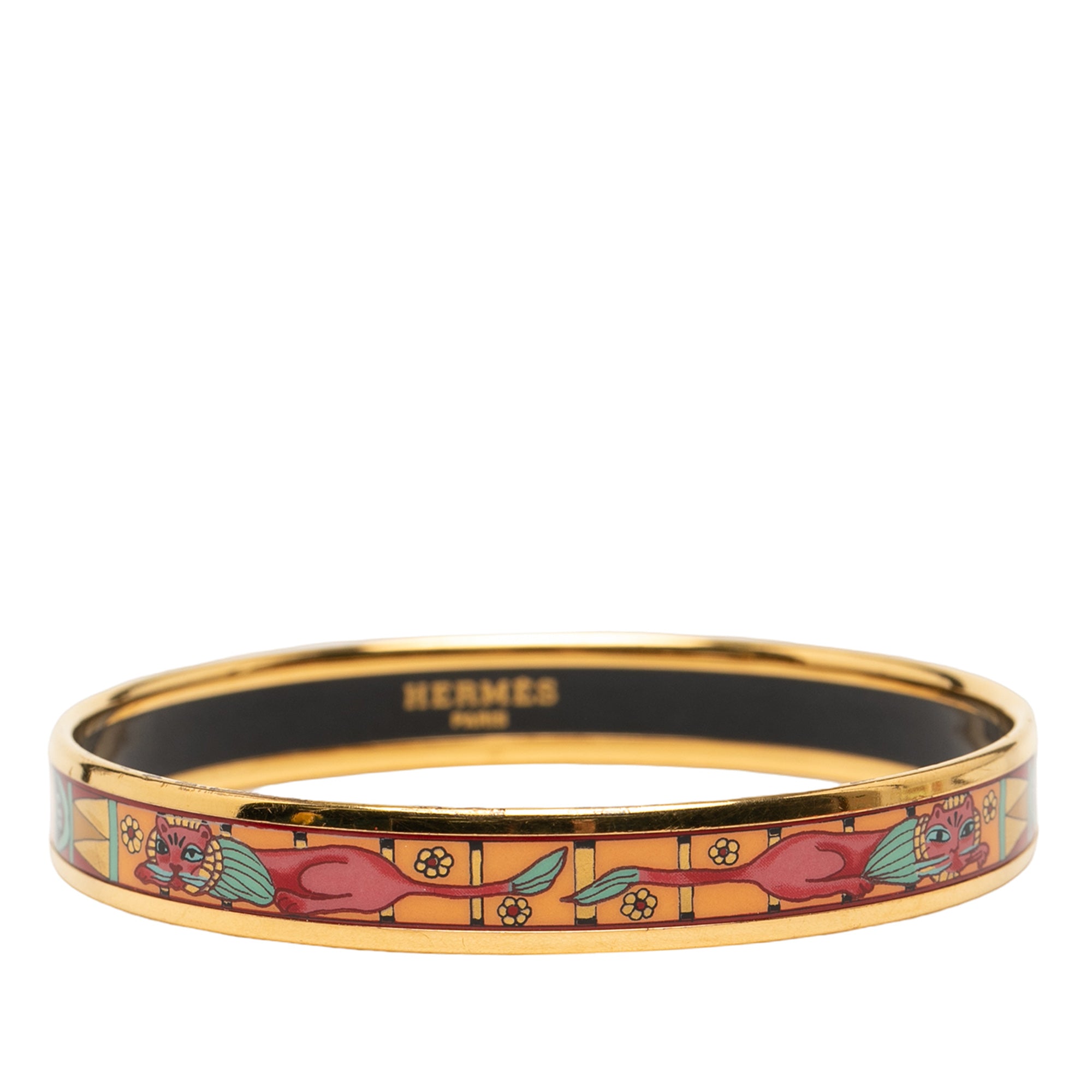 Narrow Animal Motif Enamel Bangle 62 - Image 3