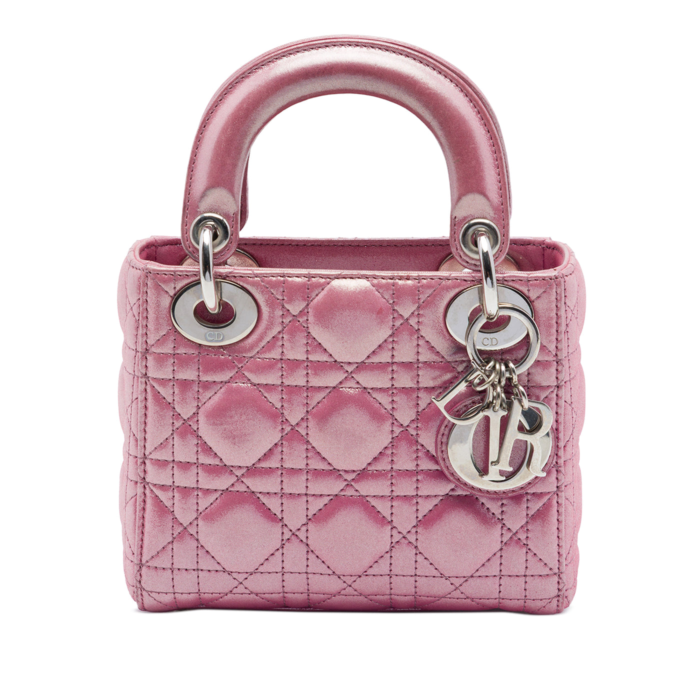 Mini Iridescent Lambskin Cannage Lady Dior - Image 1