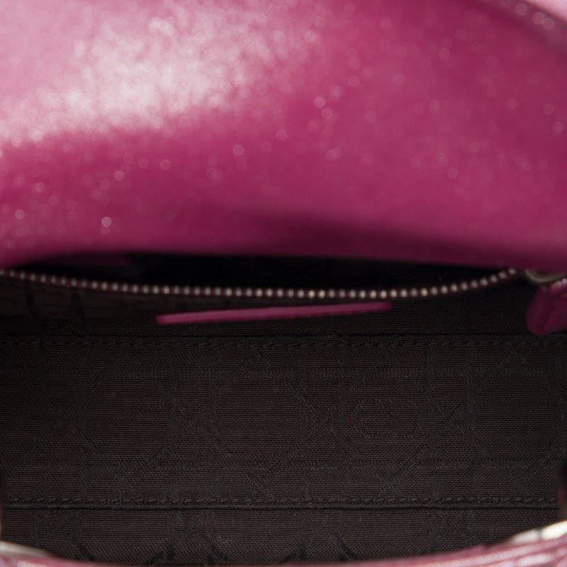 Mini Iridescent Lambskin Cannage Lady Dior - Image 4