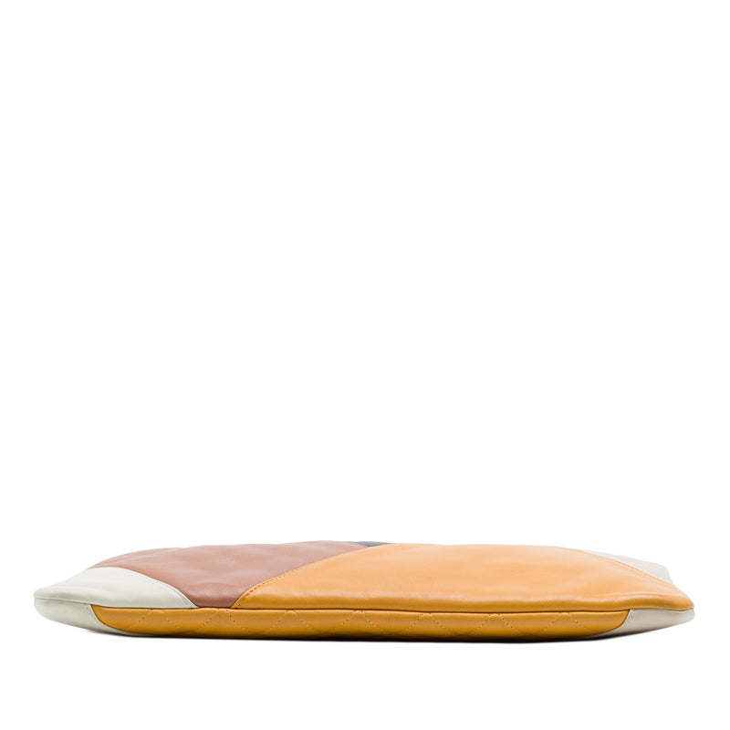 Large Quilted Lambskin Colorblock O Case - Image 3