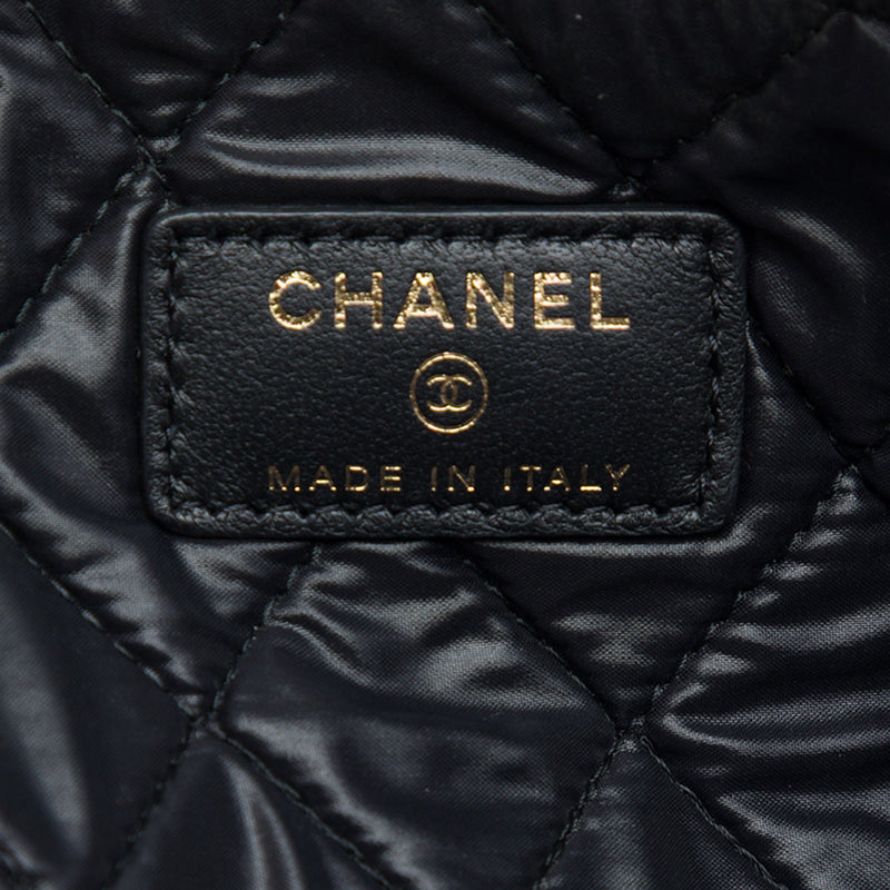 Large Quilted Lambskin Colorblock O Case - Image 5