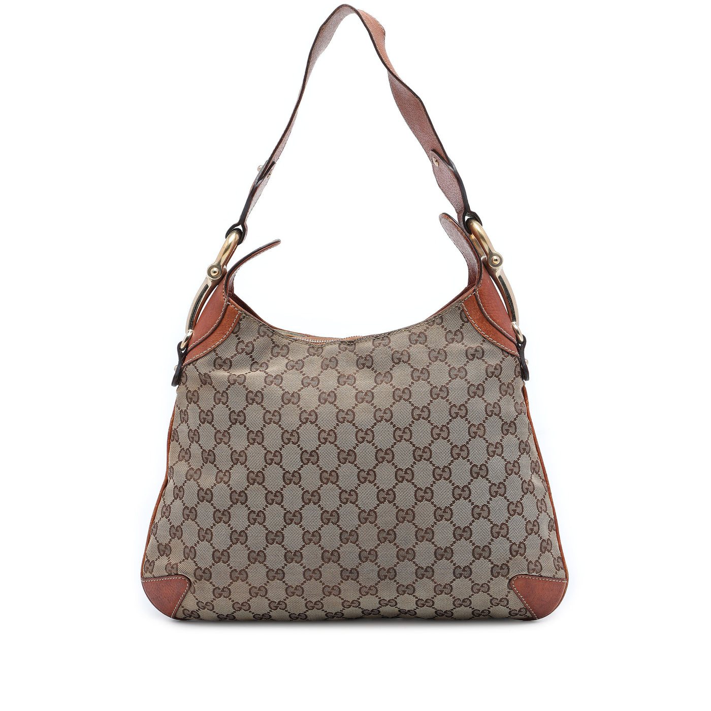 GG Canvas Horsebit Creole Hobo Bag - Image 1