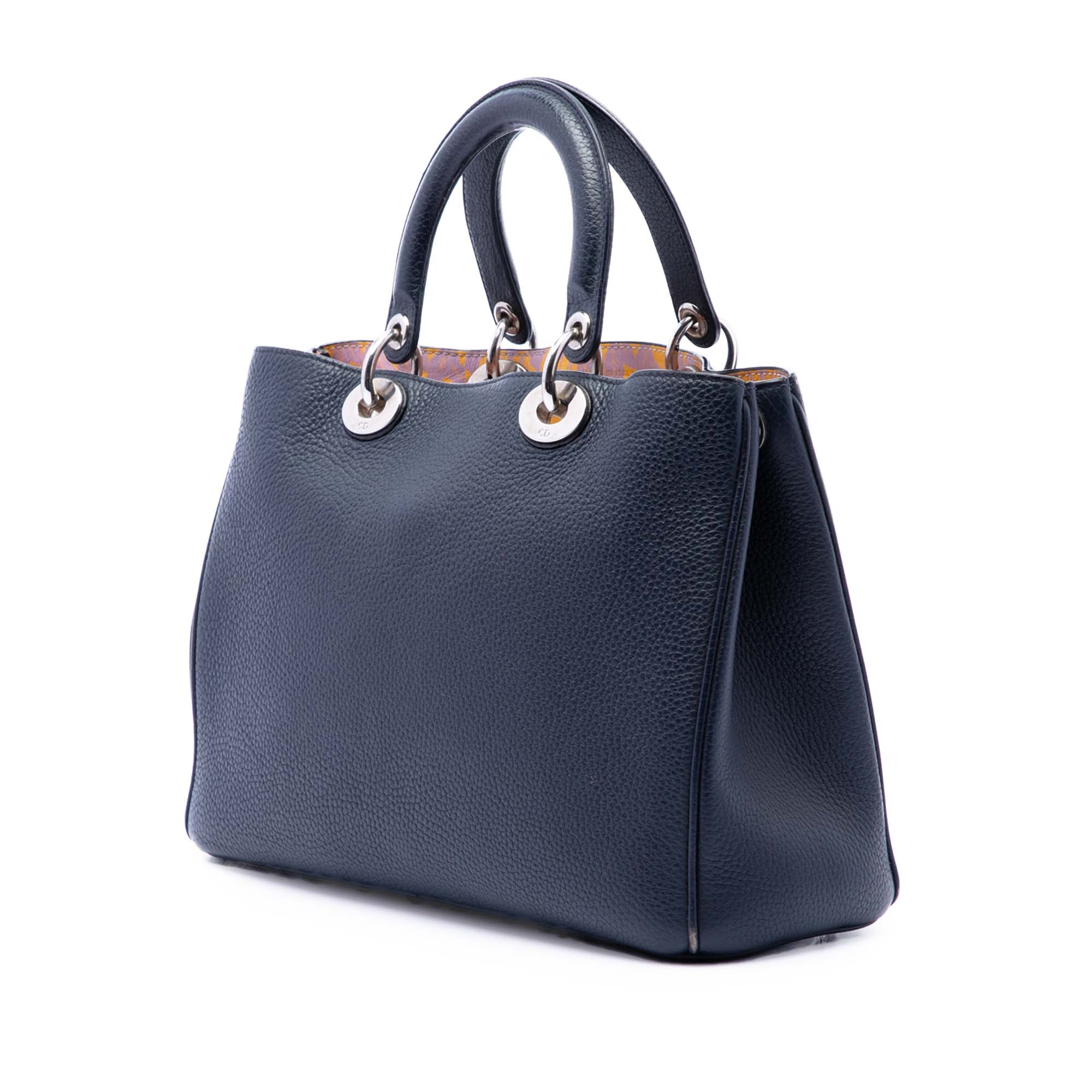 Medium Leather Diorissimo Satchel - Image 2