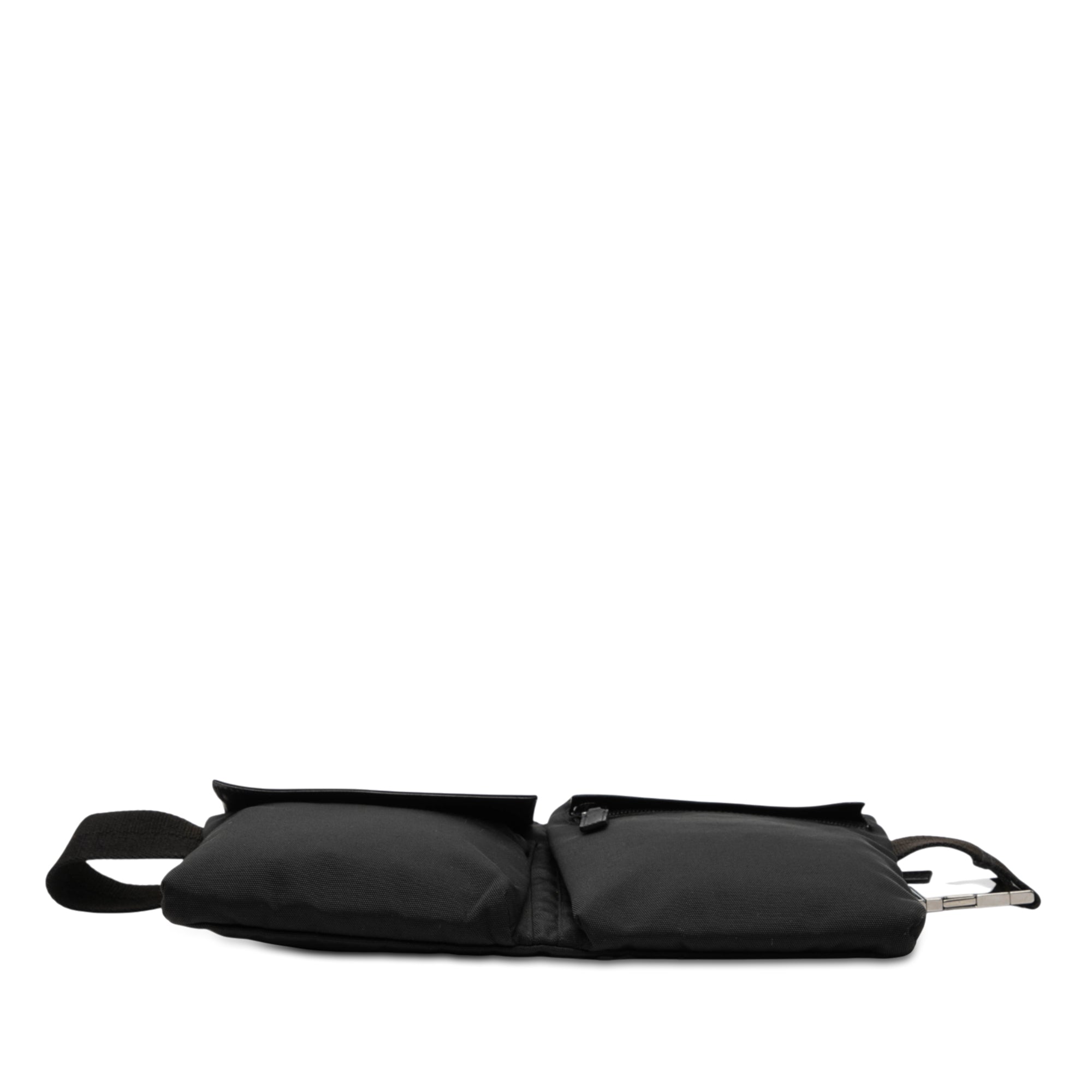 Nylon Double Pocket Belt Bag - Image 3