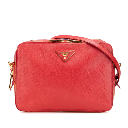 Saffiano Double Zip Crossbody - Image 1