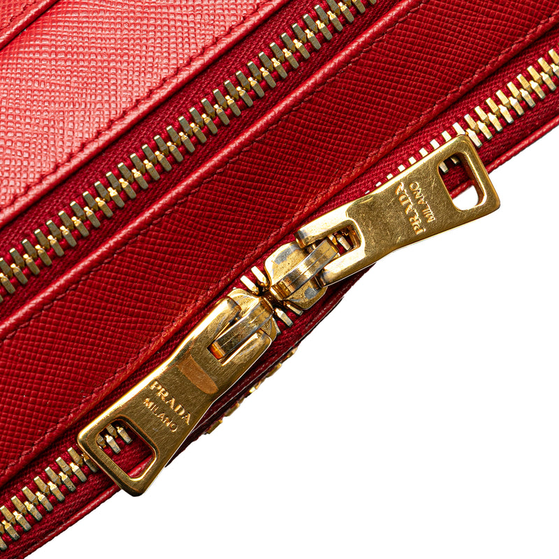 Saffiano Double Zip Crossbody - Image 11
