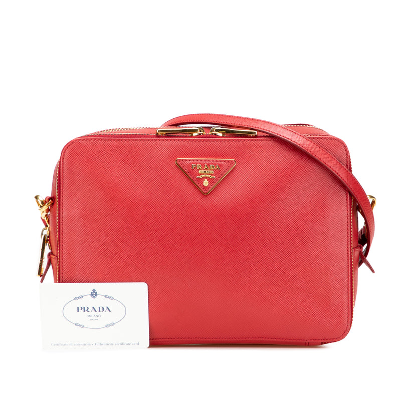 Saffiano Double Zip Crossbody - Image 14