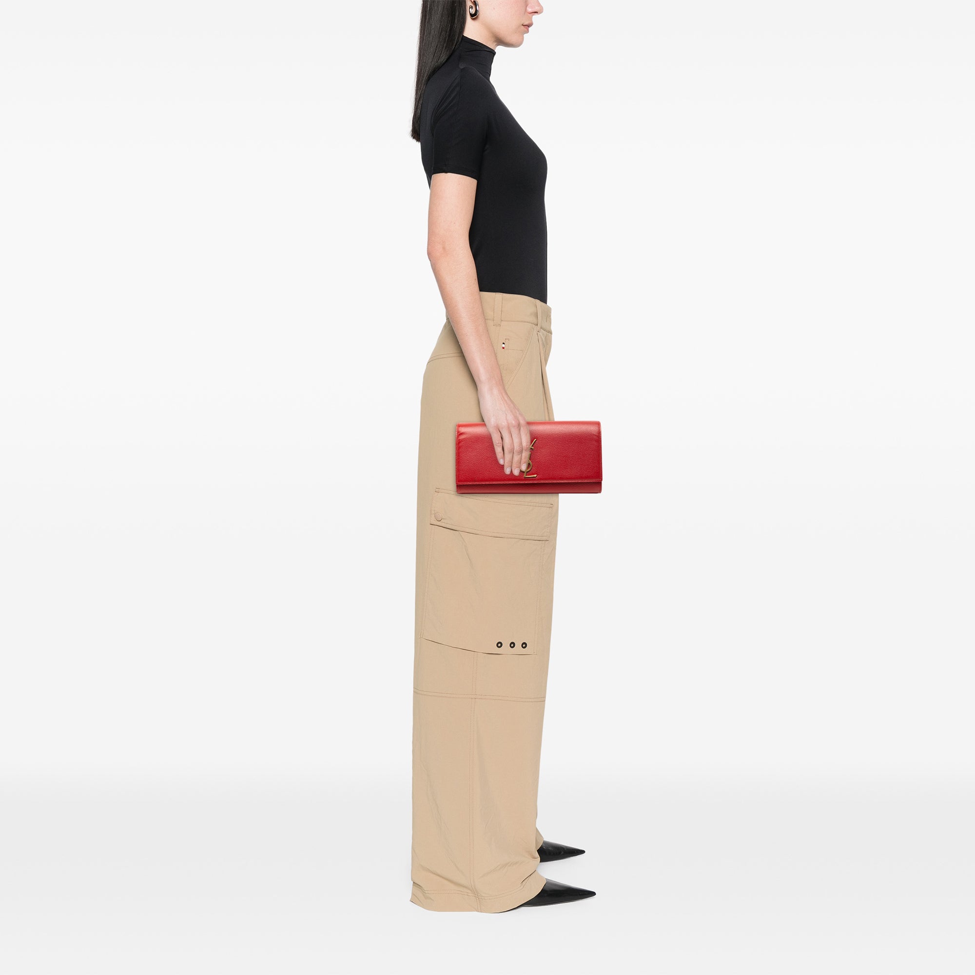 Grain de Poudre Monogram Cassandre Clutch - Image 7