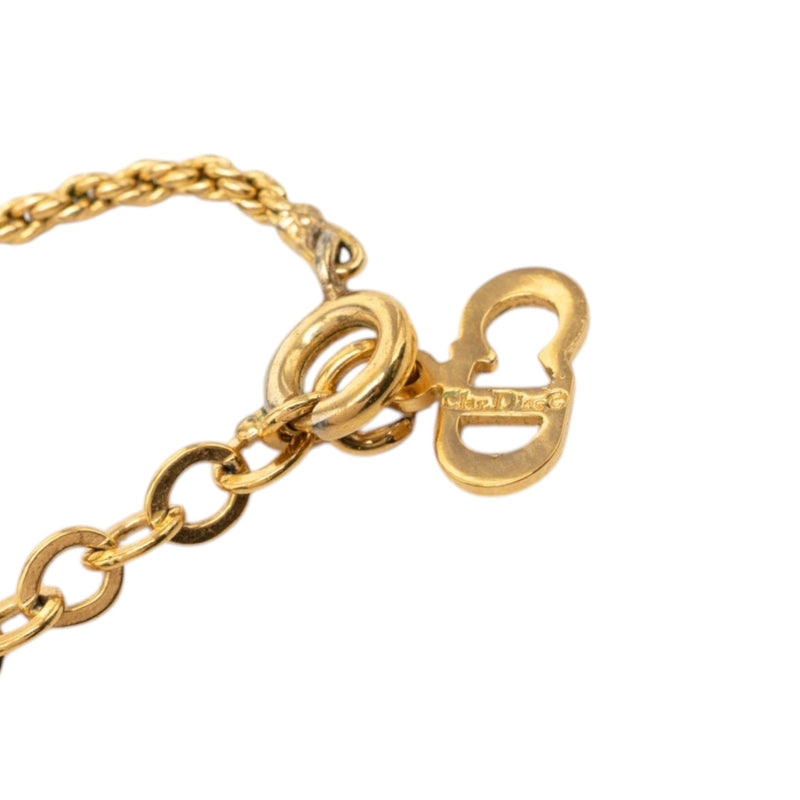 Gold Plated CD Logo Pendant Necklace - Image 4