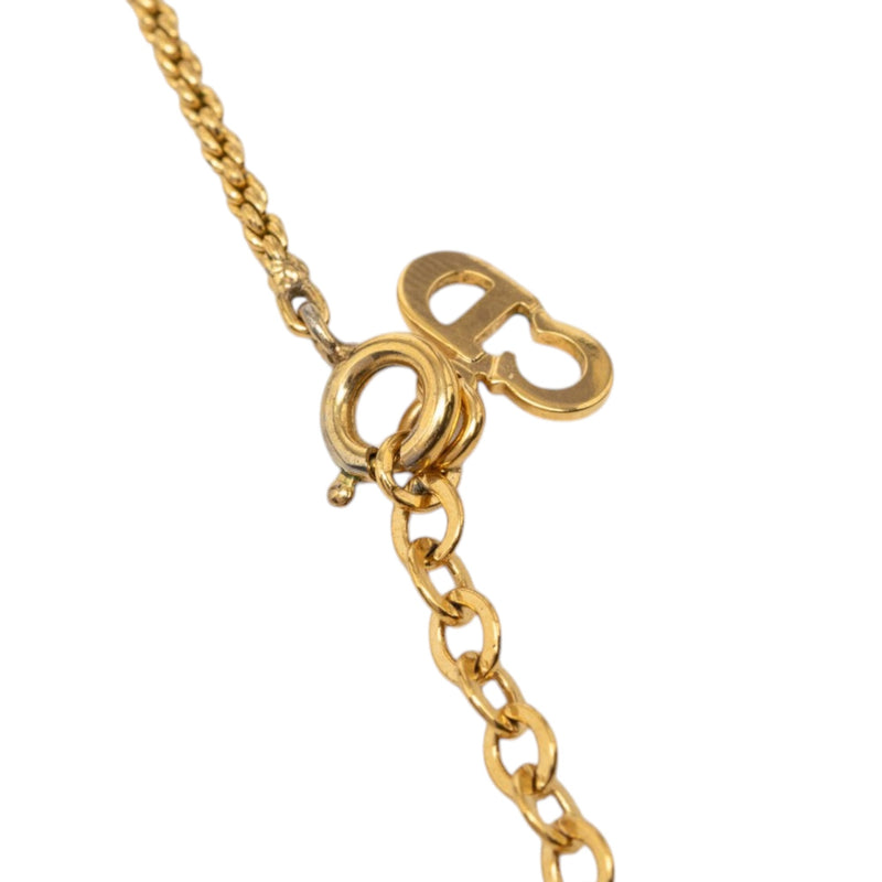 Gold Plated CD Logo Pendant Necklace - Image 5