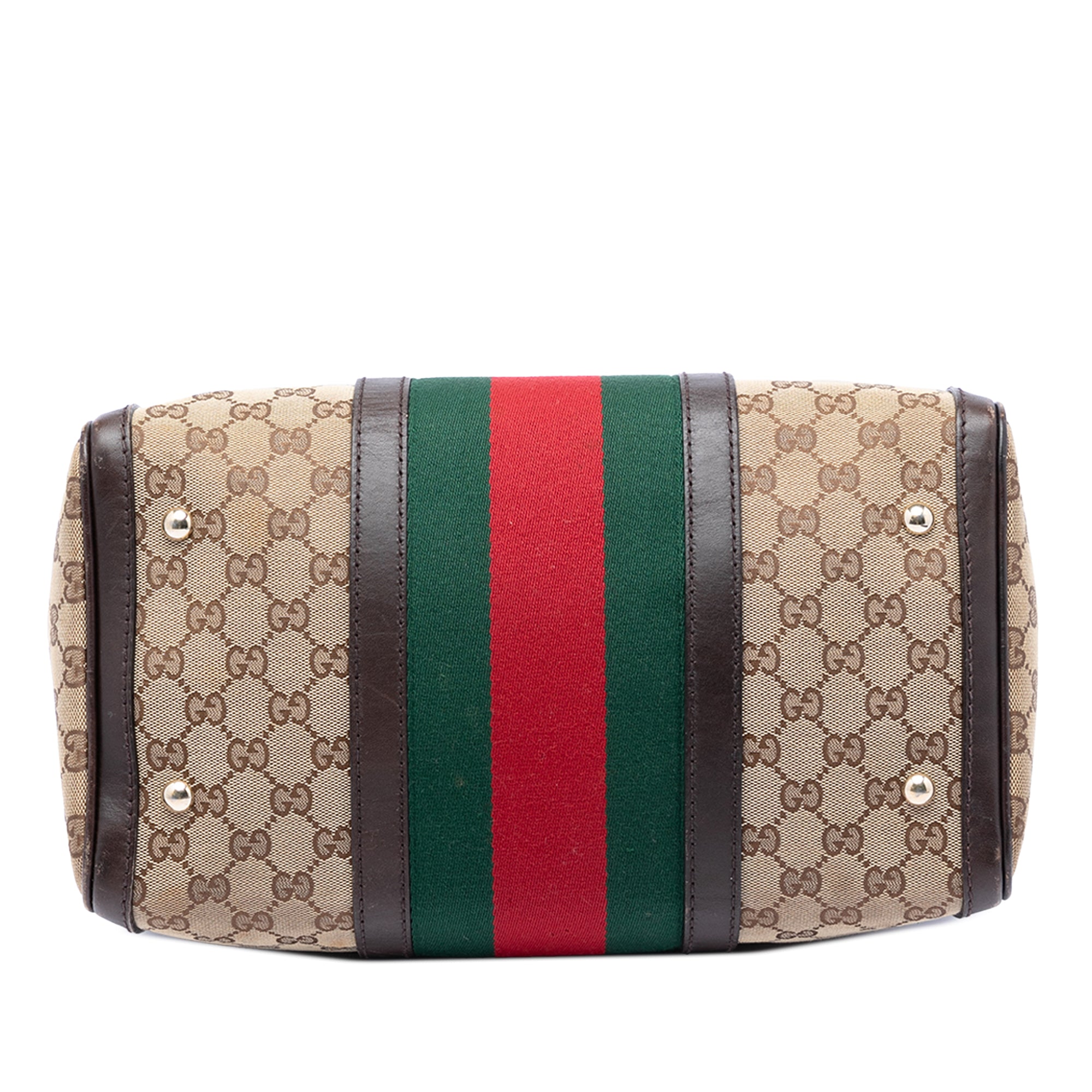 Medium GG Canvas Web Joy Boston Bag - Image 3
