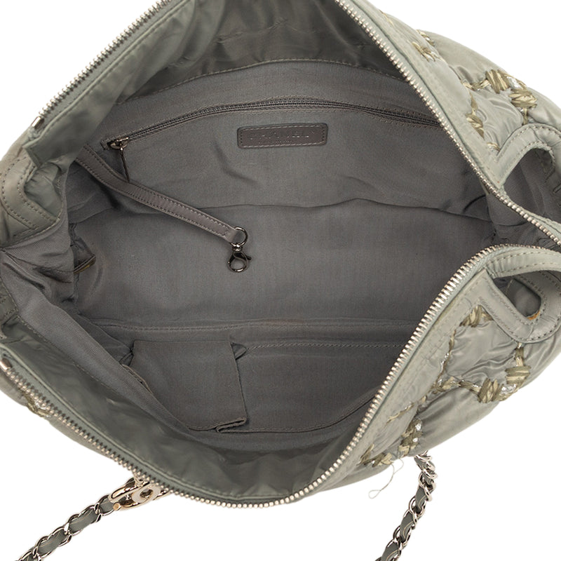 Paris Byzance Nylon Tweed On Stitch Tote - Image 4