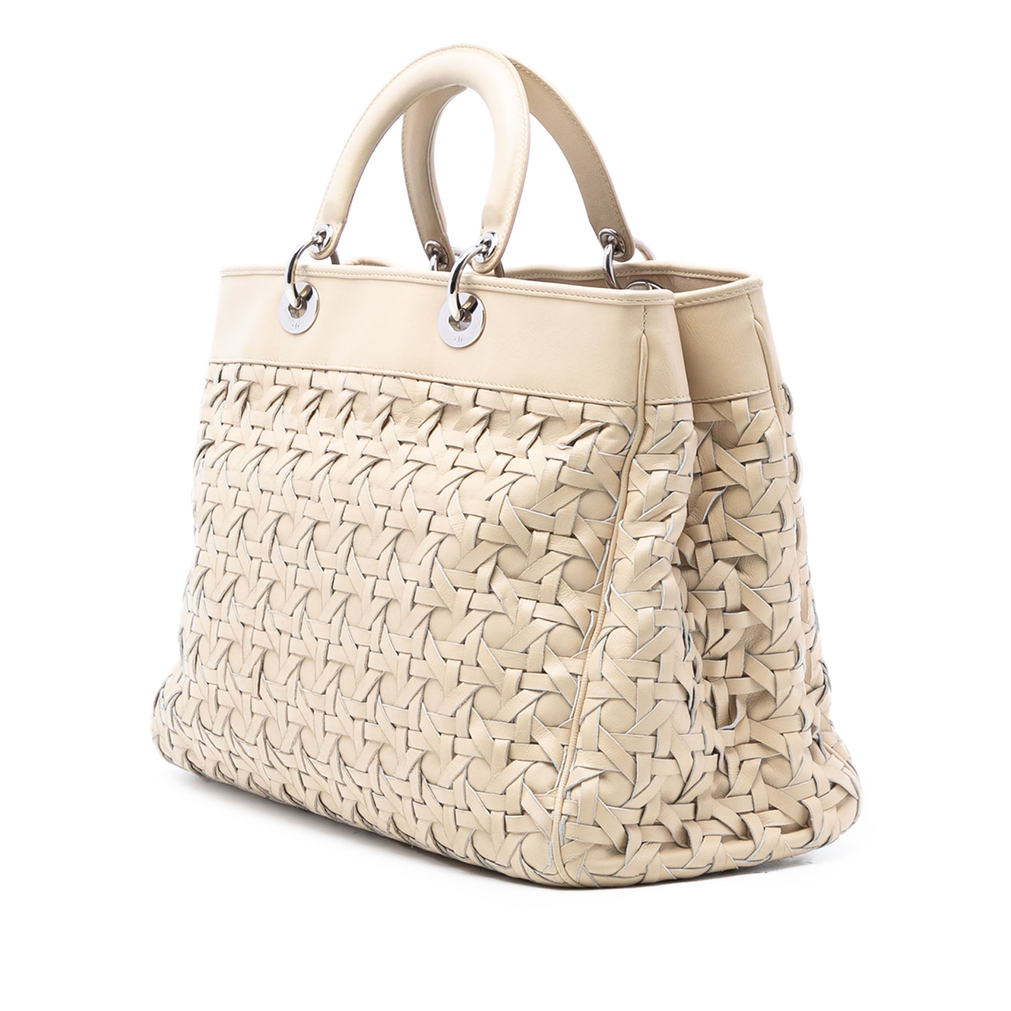 Woven Lambskin Lady Dior Avenue Tote - Image 2