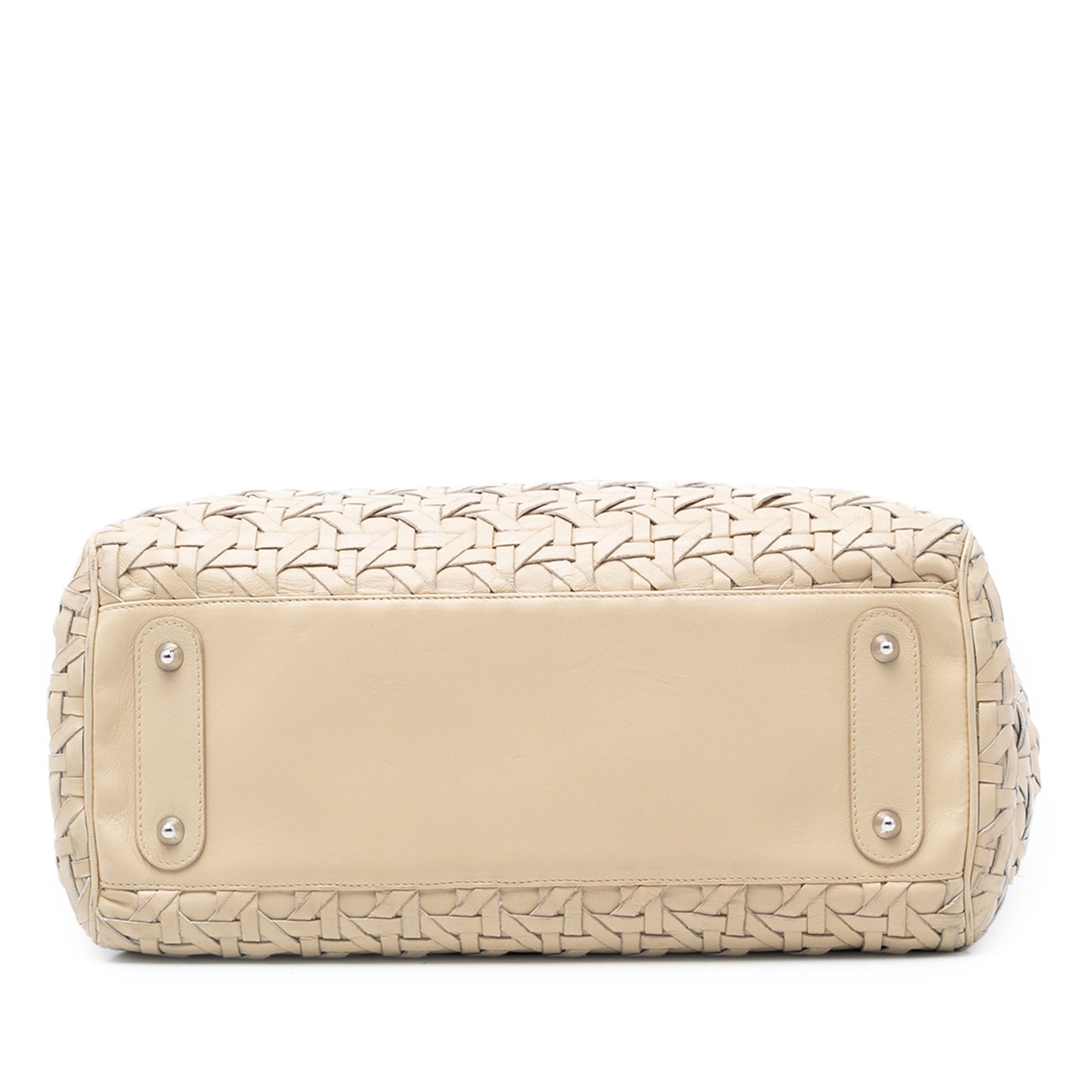 Woven Lambskin Lady Dior Avenue Tote - Image 3