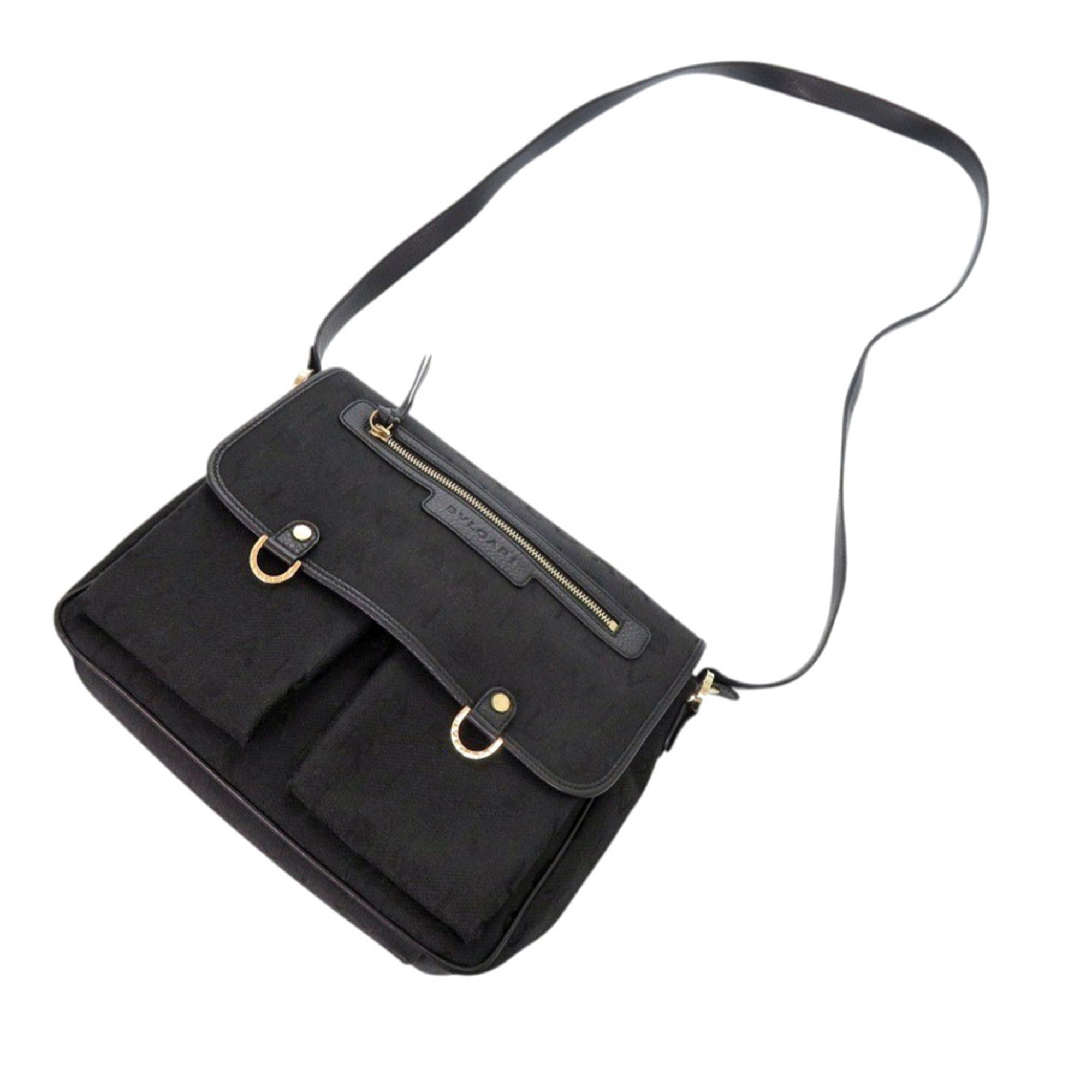 Logomania Canvas Messenger Bag - Image 12