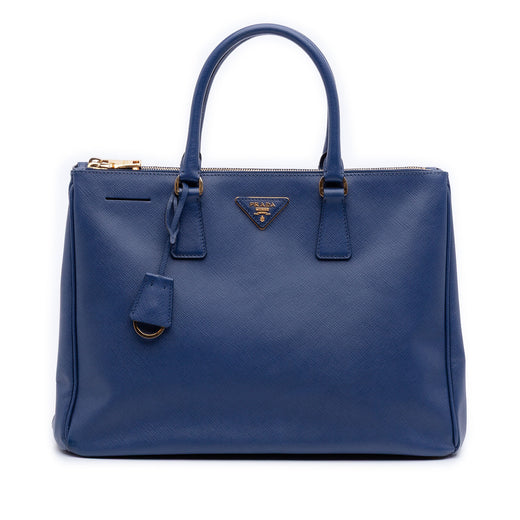 Large Saffiano Lux Galleria Double Zip Satchel - Image 1