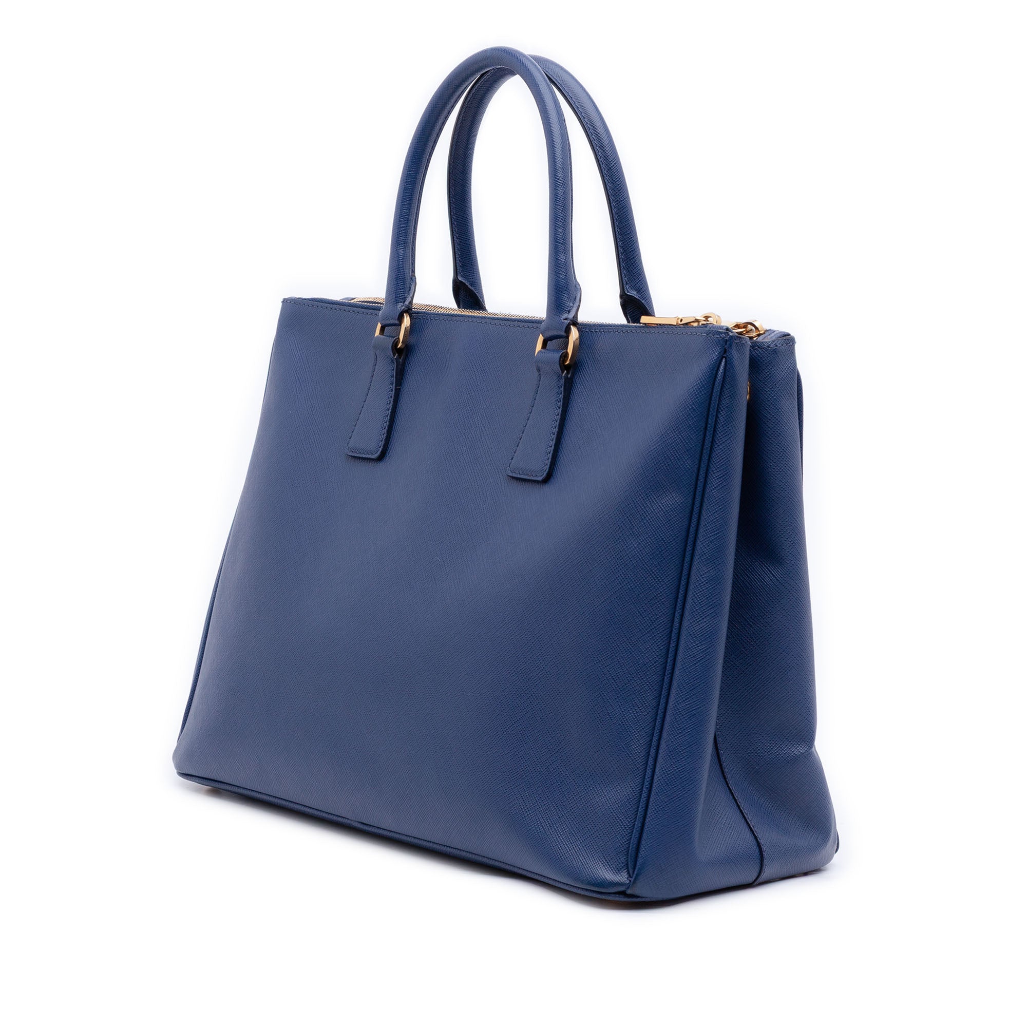 Large Saffiano Lux Galleria Double Zip Satchel - Image 2