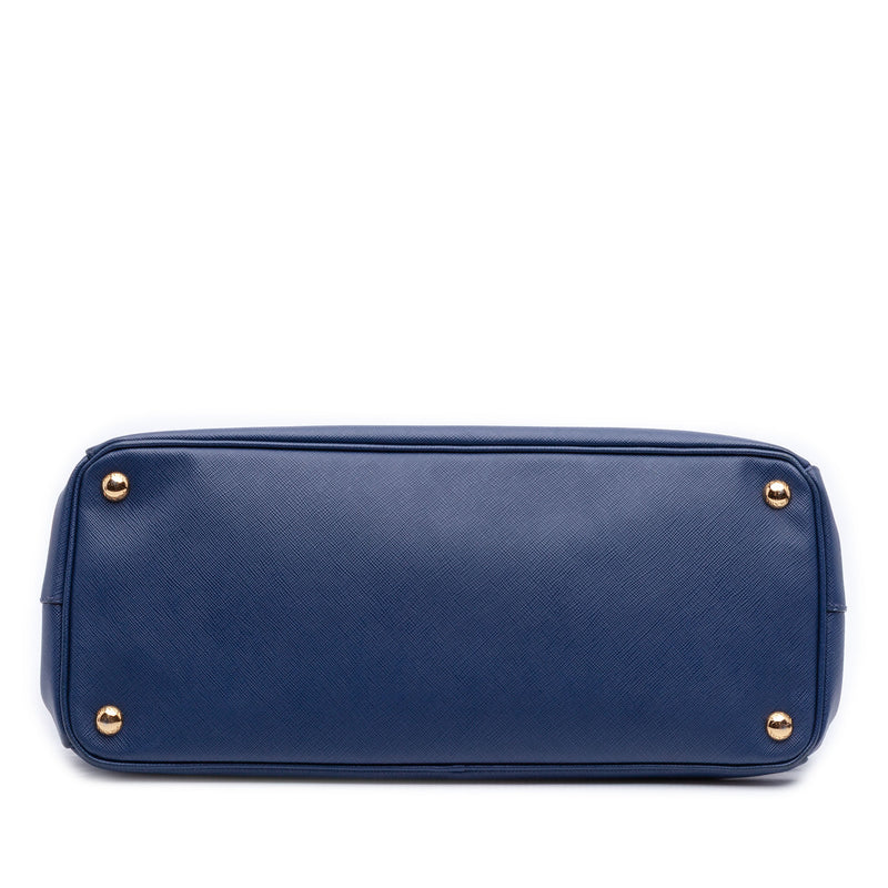 Large Saffiano Lux Galleria Double Zip Satchel - Image 3