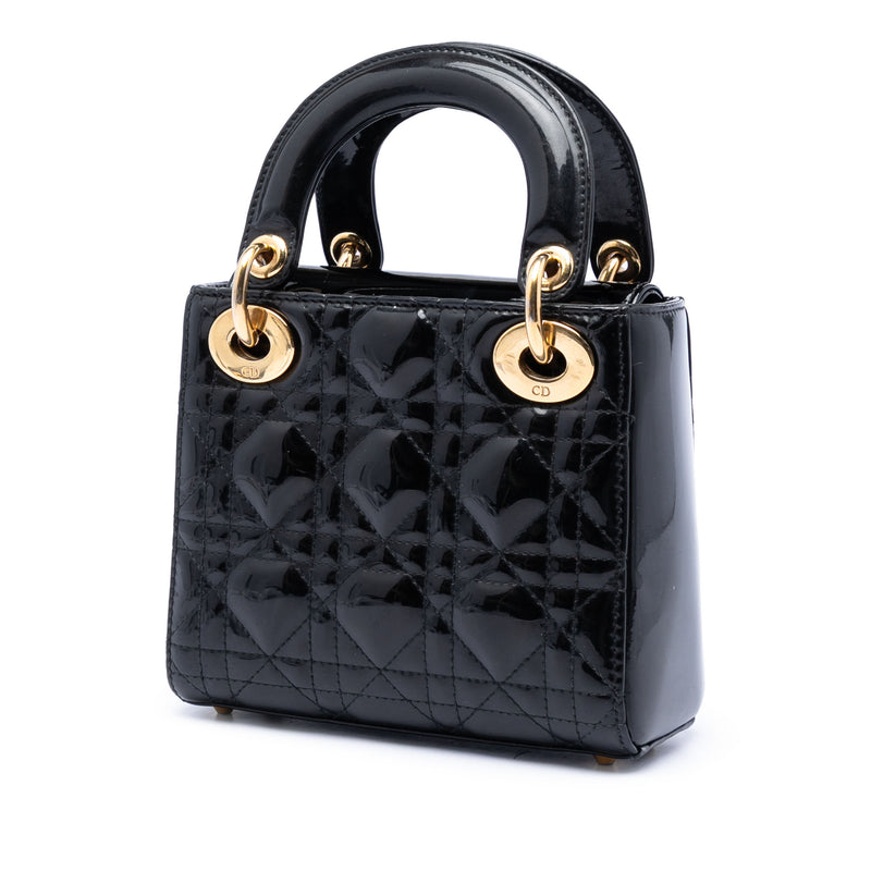 Mini Patent Cannage Lady Dior - Image 2
