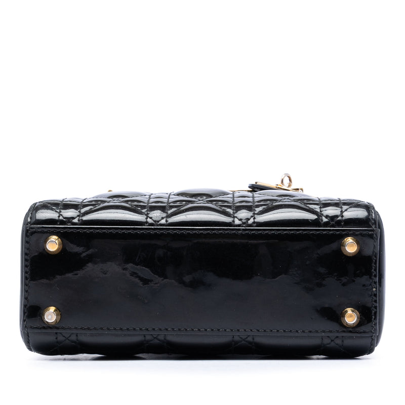 Mini Patent Cannage Lady Dior - Image 3