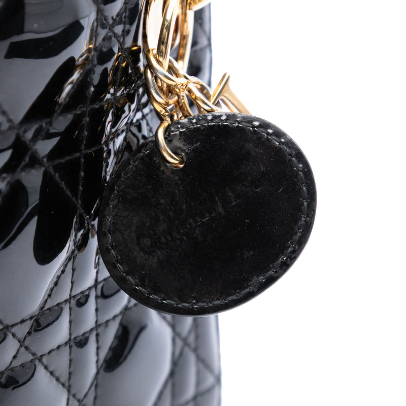 Mini Patent Cannage Lady Dior - Image 5