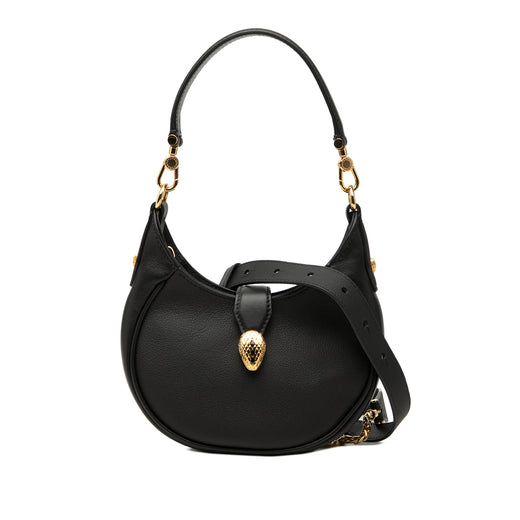 Small Leather Serpenti Ellipse Satchel - Image 1