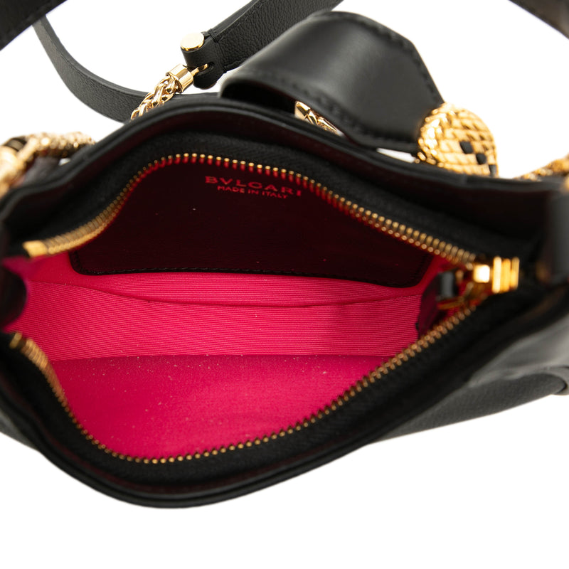 Small Leather Serpenti Ellipse Satchel - Image 4