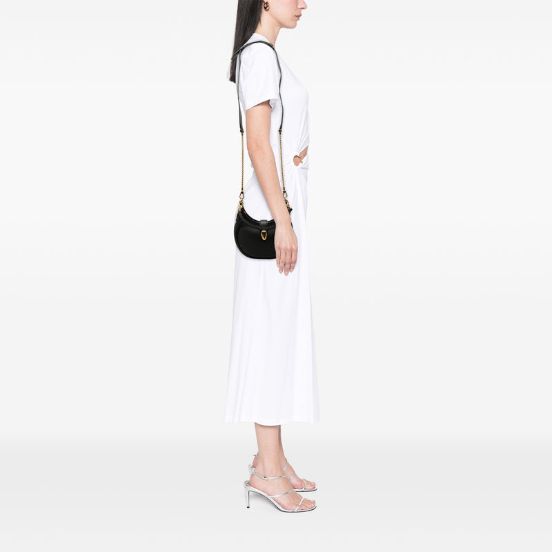 Small Leather Serpenti Ellipse Satchel - Image 6