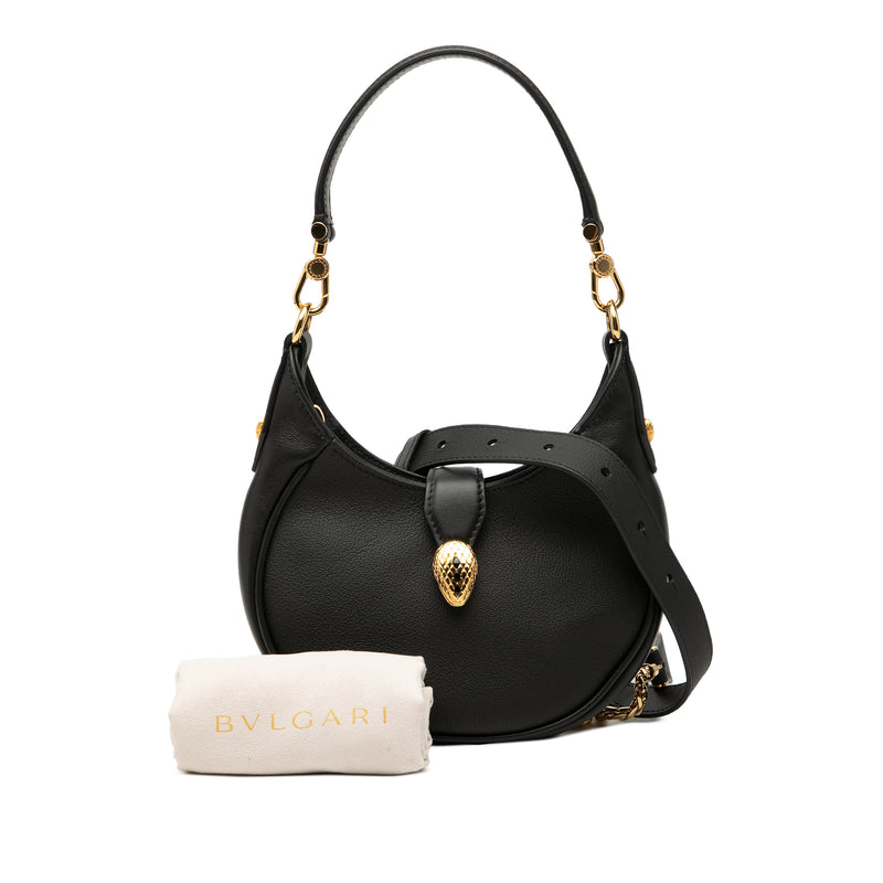 Small Leather Serpenti Ellipse Satchel - Image 7