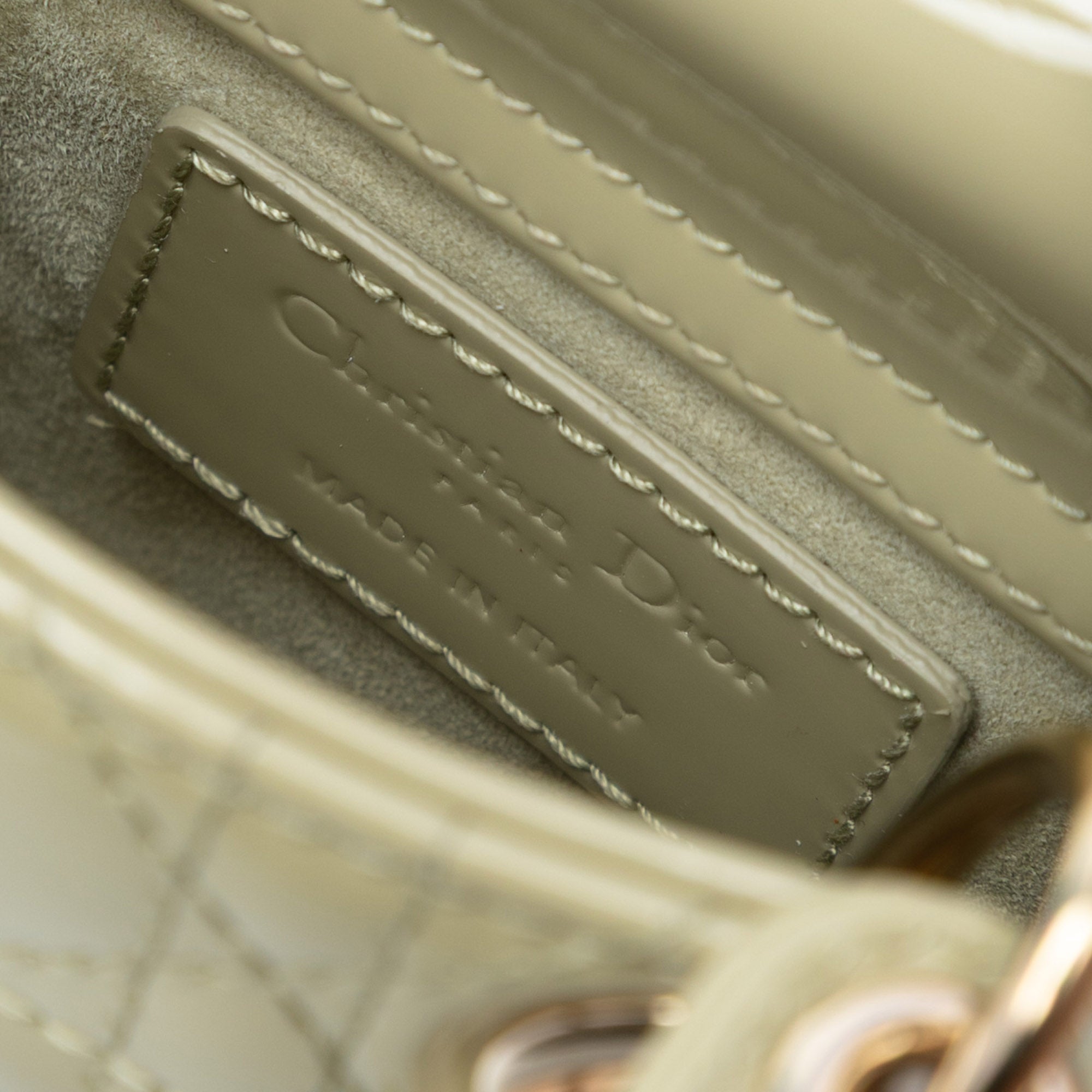 Micro Patent Cannage Lady Dior - Image 5