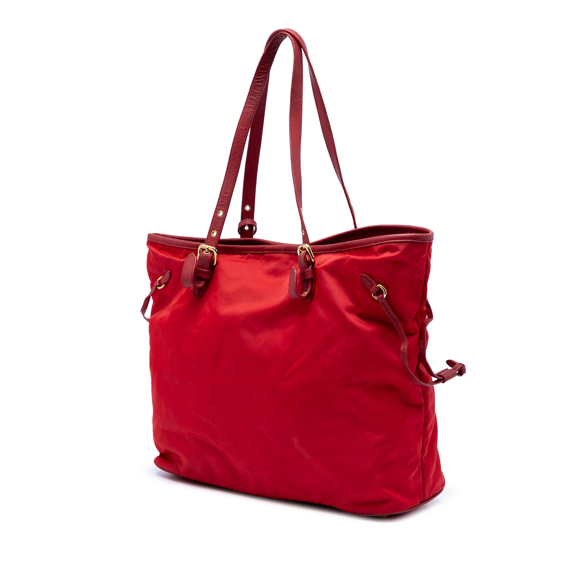 Saffiano Trimmed Tessuto Tote - Image 2
