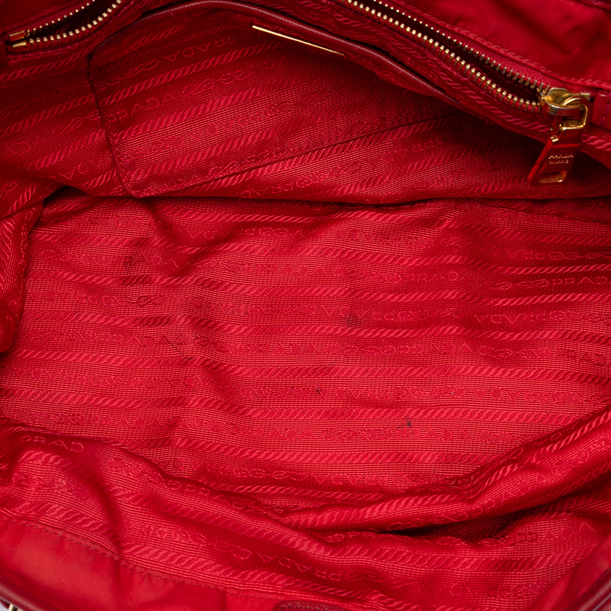 Saffiano Trimmed Tessuto Tote - Image 4